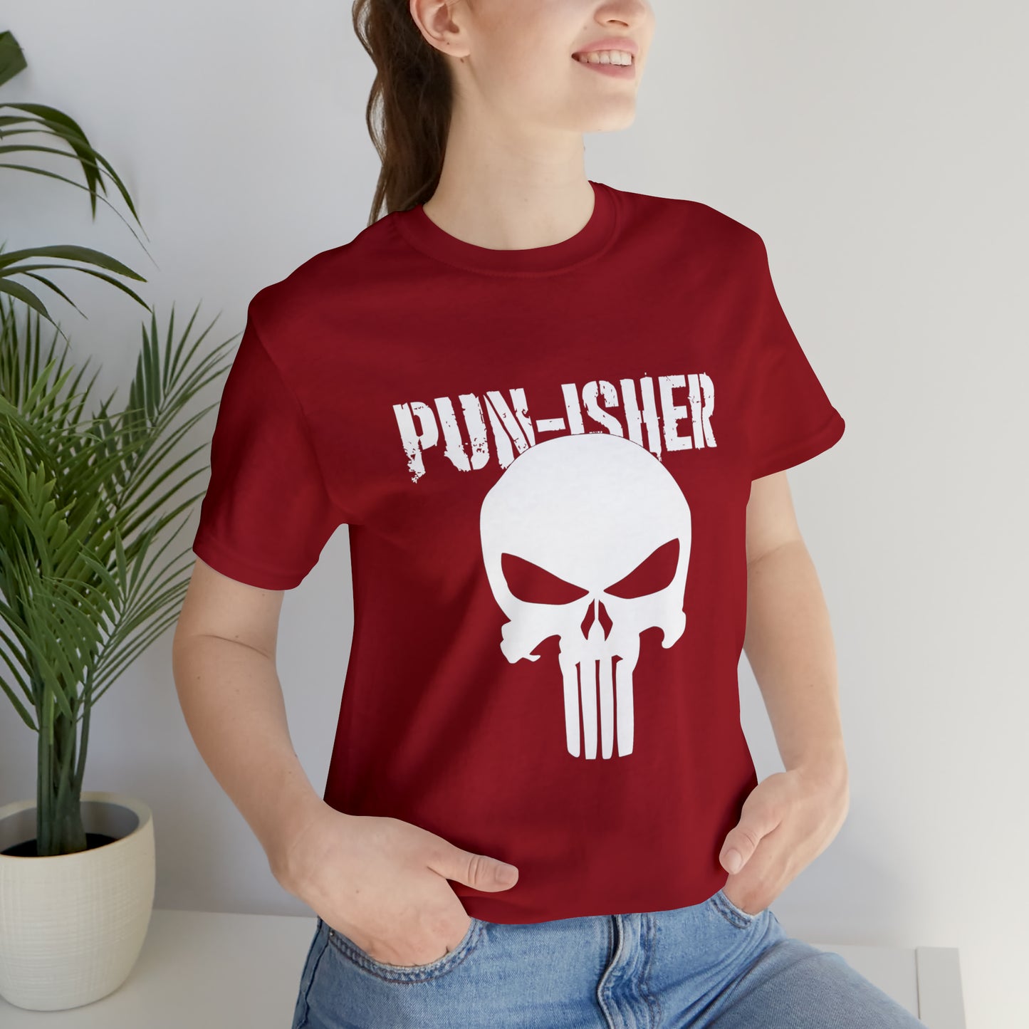 Pun-Isher Punisher Pun Dad Shirt - T-Shirt - Cool Father’s Day Shirt - Funny Dad Shirt - Father Figure Shirt