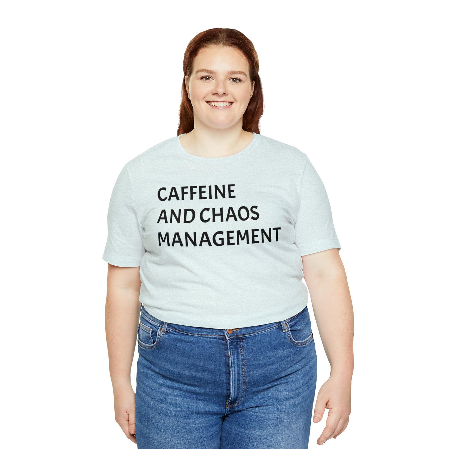 Caffeine and Chaos Shirt - T-Shirt - Cool Father’s Day Shirt - Funny Dad Shirt - Father Figure Shirt - Entrepreneur - Moms - Mothers - Parenting