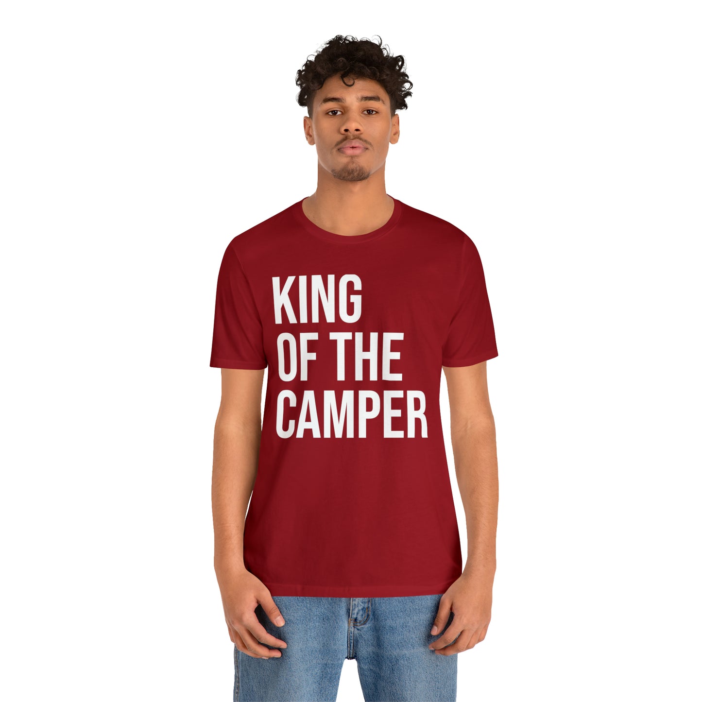 King of the Camper Dad Shirt - T-Shirt - Cool Father’s Day Shirt - Funny Dad Shirt - Father Figure Shirt