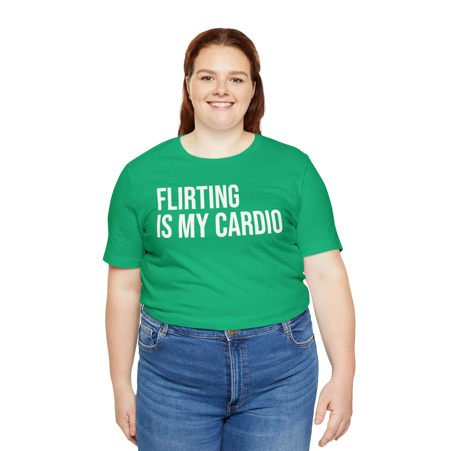 Flirting is My Cardio Shirt - T-Shirt - Cool Father’s Day Shirt - Funny Dad Shirt - Father Figure Shirt - Entrepreneur - Parenting - Mom - Mothers