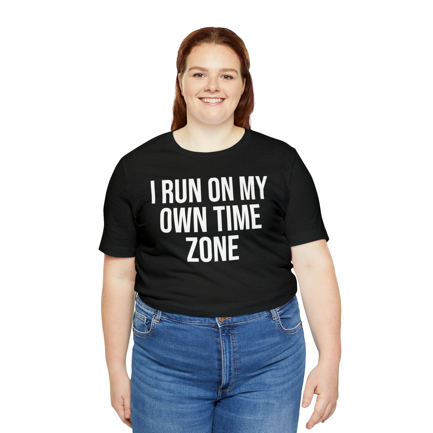 I Run On My Own Time Zone Shirt - T-Shirt - Cool Father’s Day Shirt - Funny Dad Shirt - Father Figure Shirt - Entrepreneur - Parenting