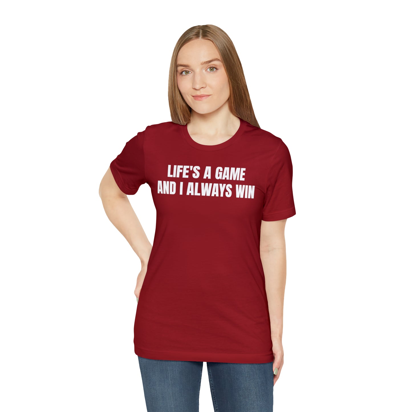 Life's A Game I Always Win Shirt - T-Shirt - Cool Father’s Day Shirt - Funny Dad Shirt - Father Figure Shirt - Entrepreneur - Parenting