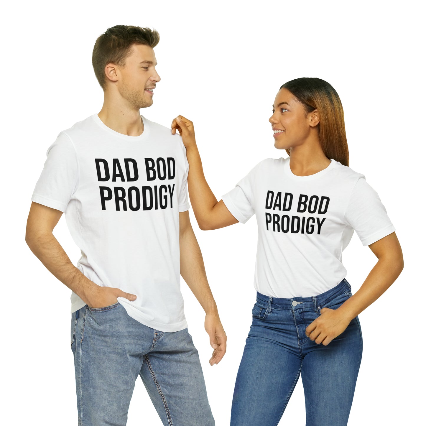 Dad Bod Prodigy Dad Shirt - T-Shirt - Cool Father’s Day Shirt - Funny Dad Shirt - Father Figure Shirt