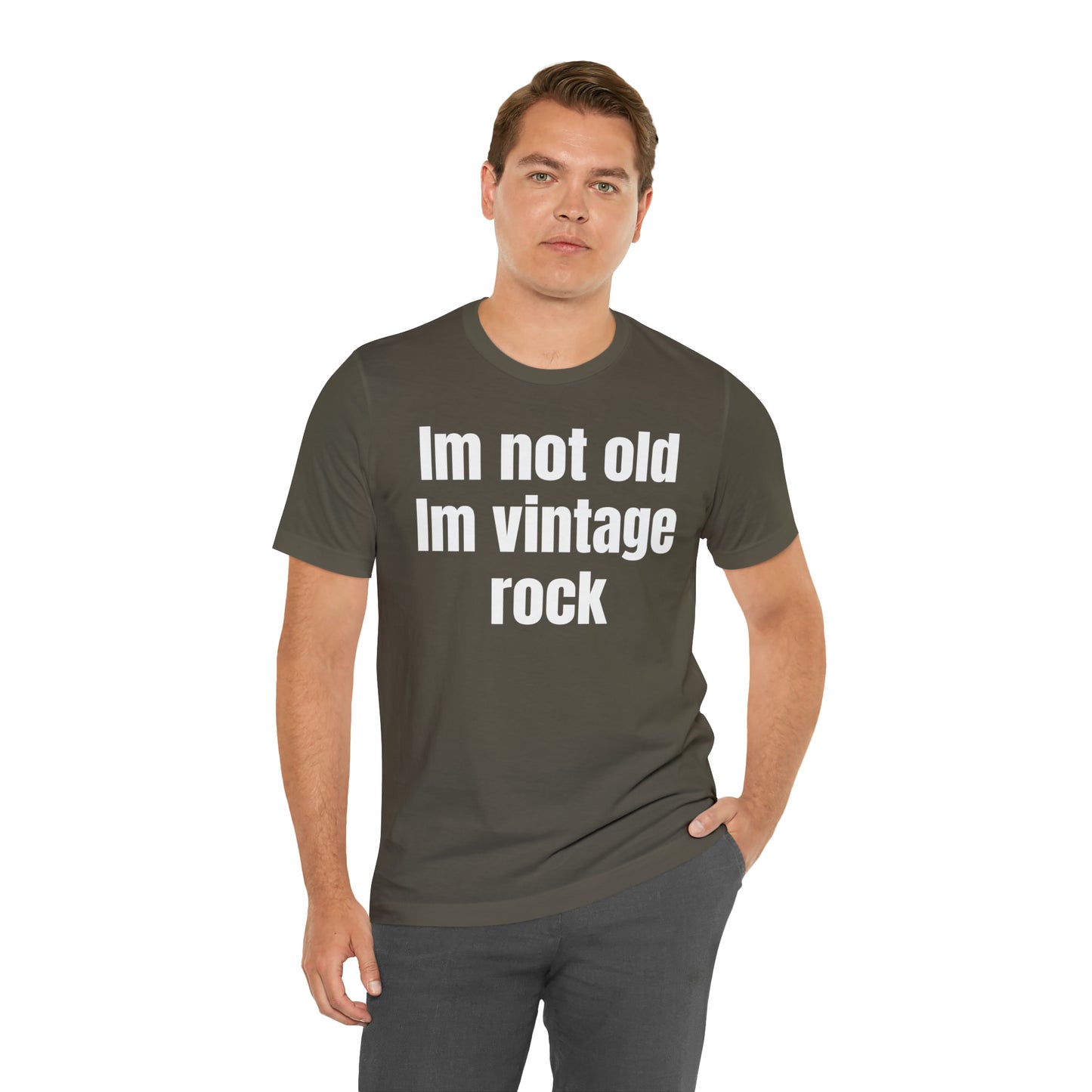 I'm Not Old I'm Vintage Rock Shirt - T-Shirt - Cool Father’s Day Shirt - Funny Dad Shirt - Father Figure Shirt - Entrepreneur - Moms - Mothers - Parenting