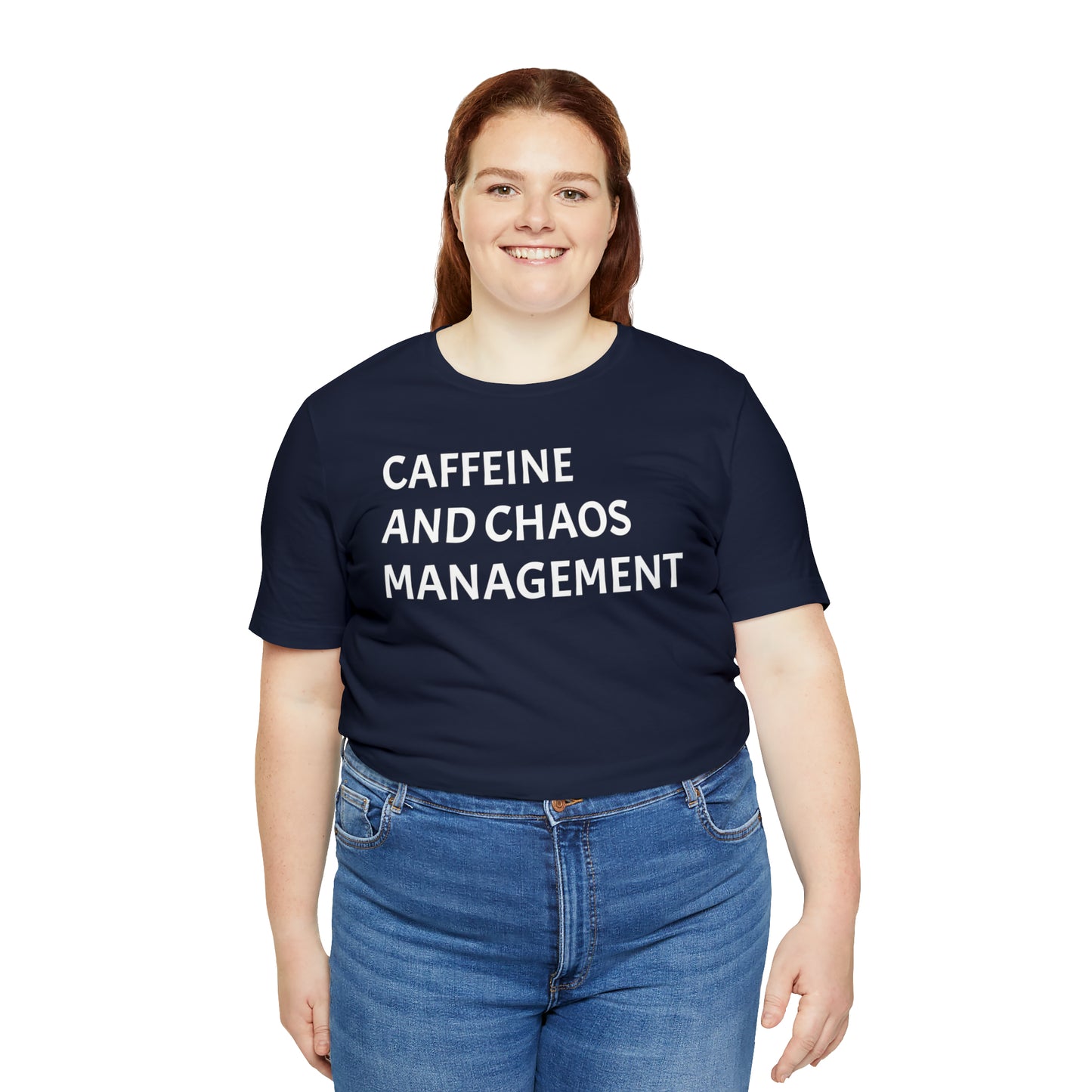 Caffeine and Chaos Shirt - T-Shirt - Cool Father’s Day Shirt - Funny Dad Shirt - Father Figure Shirt - Entrepreneur - Moms - Mothers - Parenting