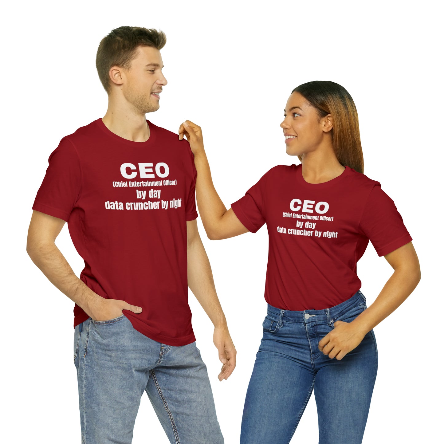 CEO by Day Data Cruncher by Night Dad Shirt - T-Shirt - Cool Father’s Day Shirt - Funny Dad Shirt - Father Figure Shirt - Mom - Mothers - Entrepreneur