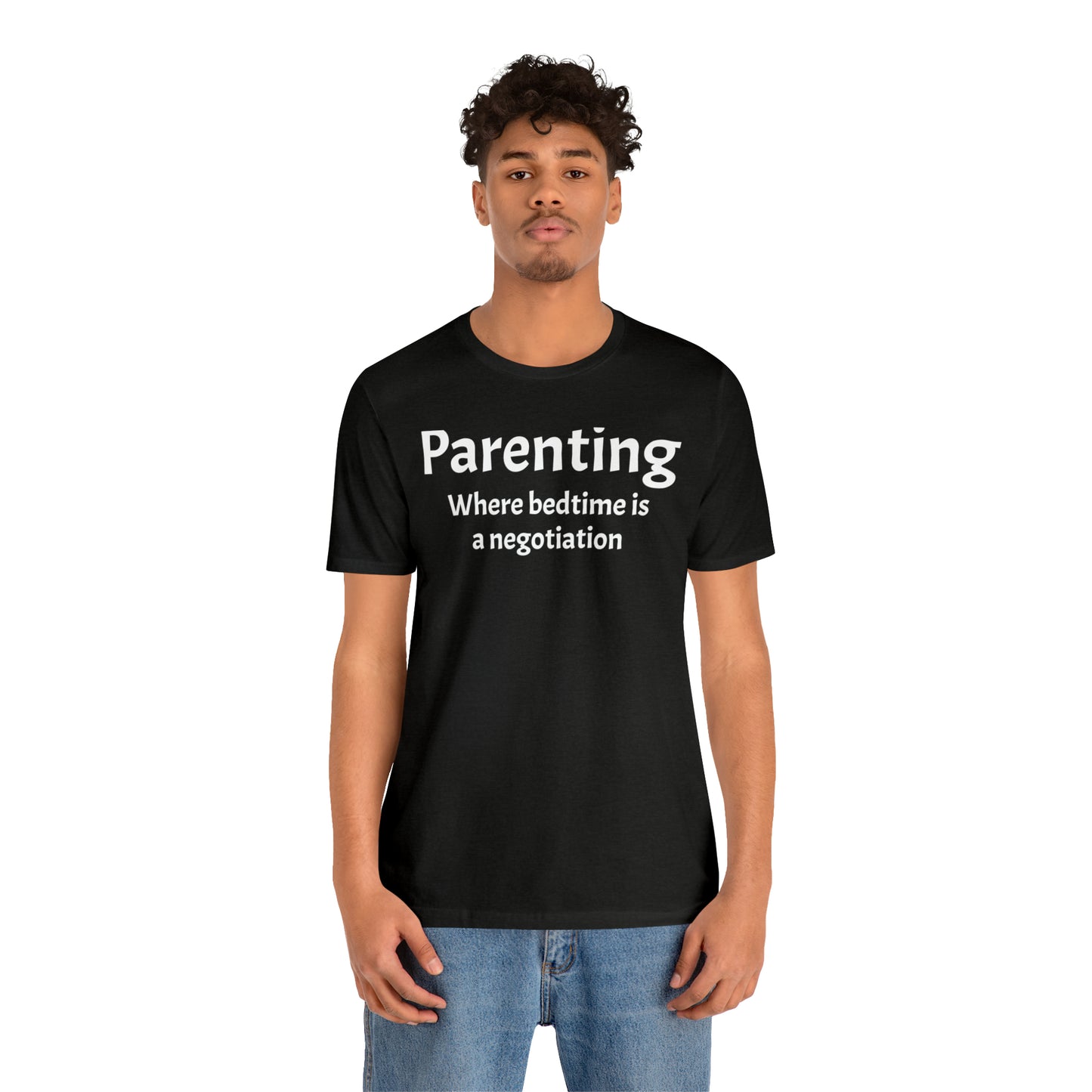 Parenting Bedtime Negotiation - T-Shirt - Cool Father’s Day Shirt - Funny Dad Shirt - Father Figure Shirt - Moms - Mothers - Parenting