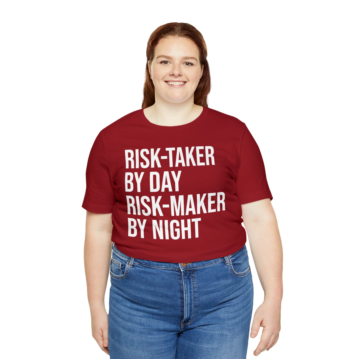 Risk Taker by Day Risk Maker by Night Shirt - T-Shirt - Cool Father’s Day Shirt - Funny Dad Shirt - Father Figure Shirt - Entrepreneur - Parenting - Mom - Mothers