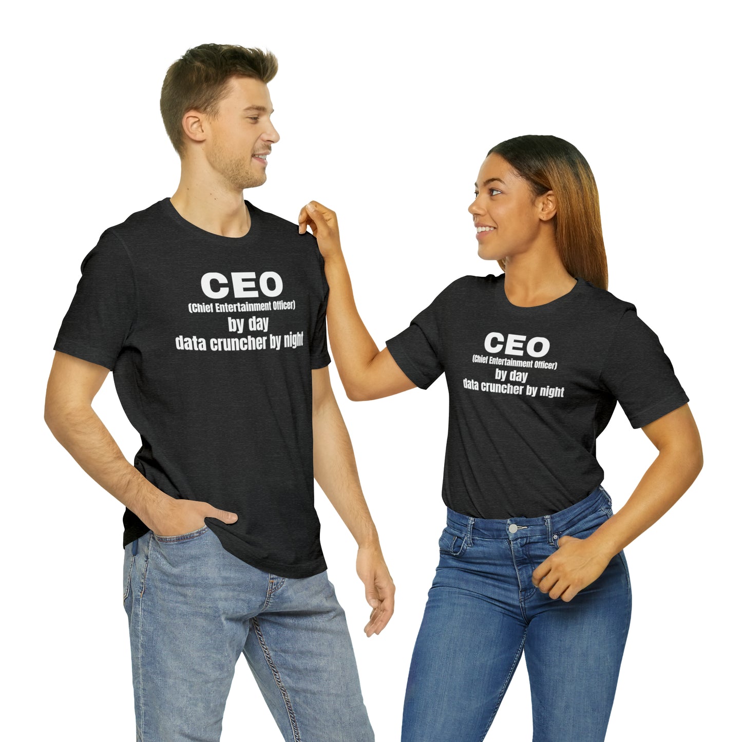 CEO by Day Data Cruncher by Night Dad Shirt - T-Shirt - Cool Father’s Day Shirt - Funny Dad Shirt - Father Figure Shirt - Mom - Mothers - Entrepreneur