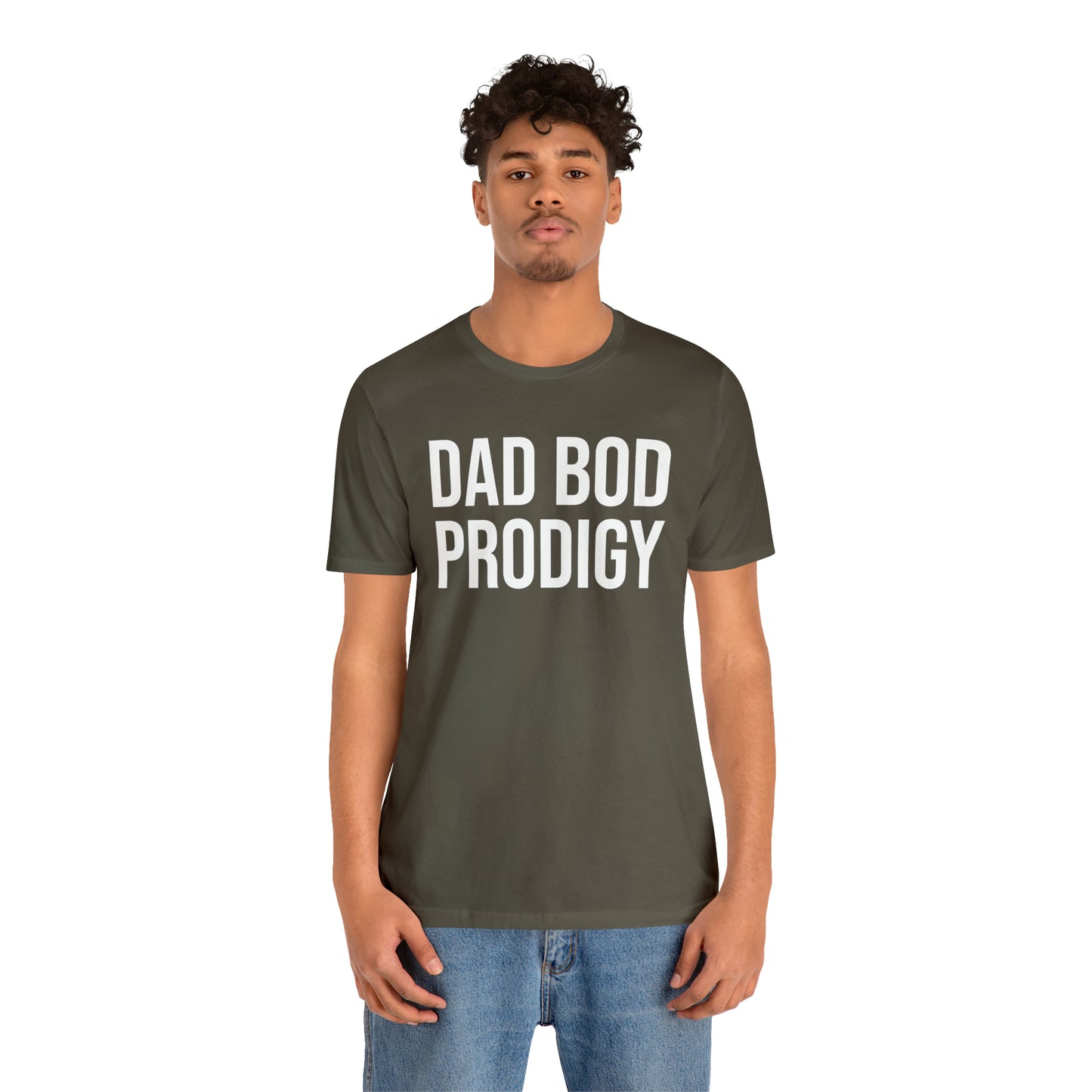 Dad Bod Prodigy Dad Shirt - T-Shirt - Cool Father’s Day Shirt - Funny Dad Shirt - Father Figure Shirt