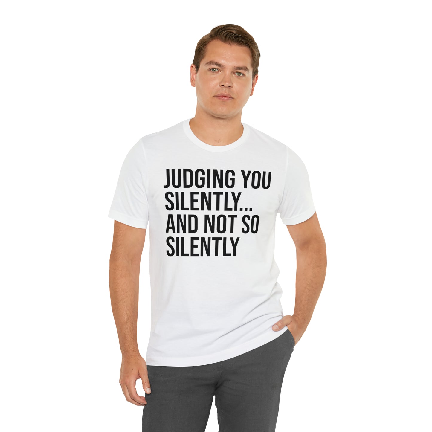 Judging You Silently Shirt - T-Shirt - Cool Father’s Day Shirt - Funny Dad Shirt - Father Figure Shirt - Entrepreneur - Parenting