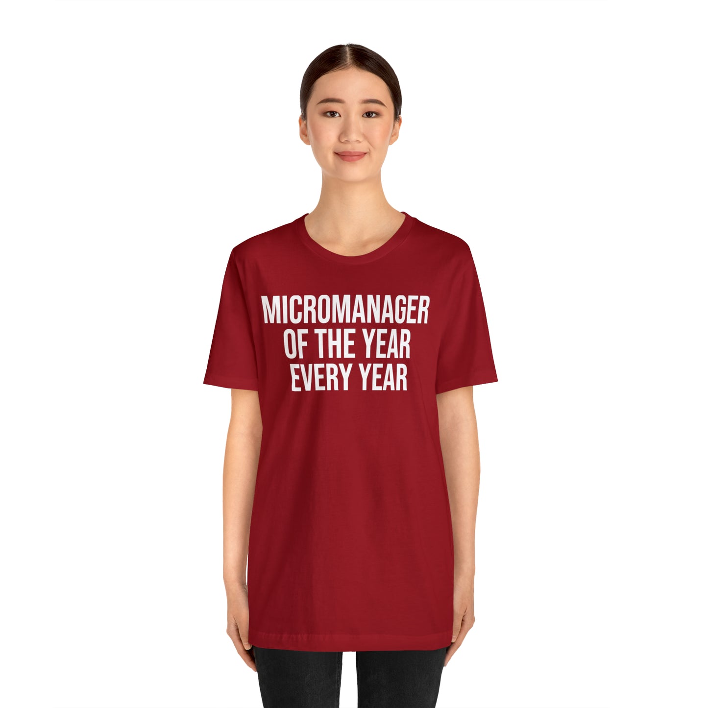 Micromanager of the Year Shirt - T-Shirt - Cool Father’s Day Shirt - Funny Dad Shirt - Father Figure Shirt - Entrepreneur - Parenting