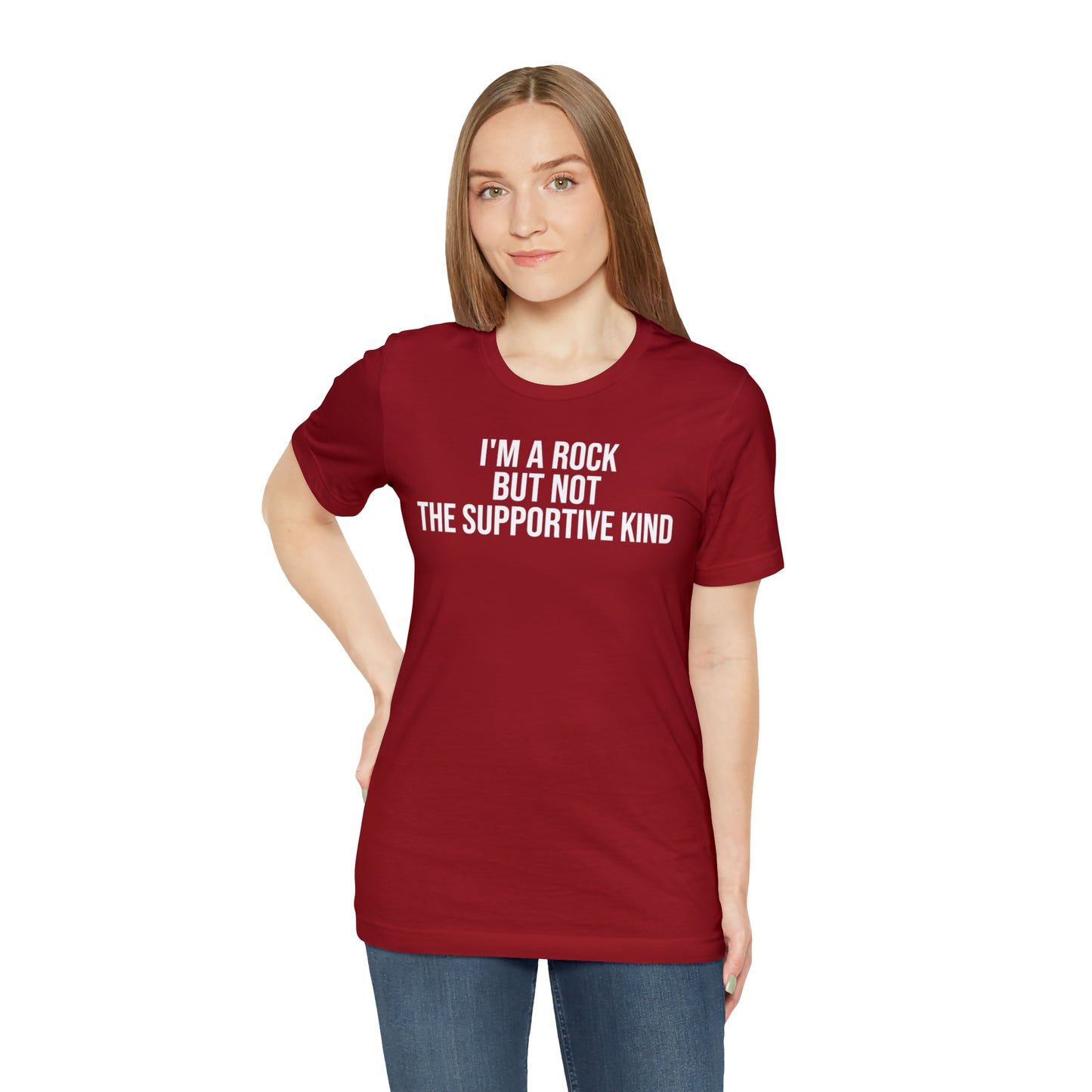 I'm A Rock but Not the Supportive Kind Shirt - T-Shirt - Cool Father’s Day Shirt - Funny Dad Shirt - Father Figure Shirt - Entrepreneur - Parenting - Mom - Mothers