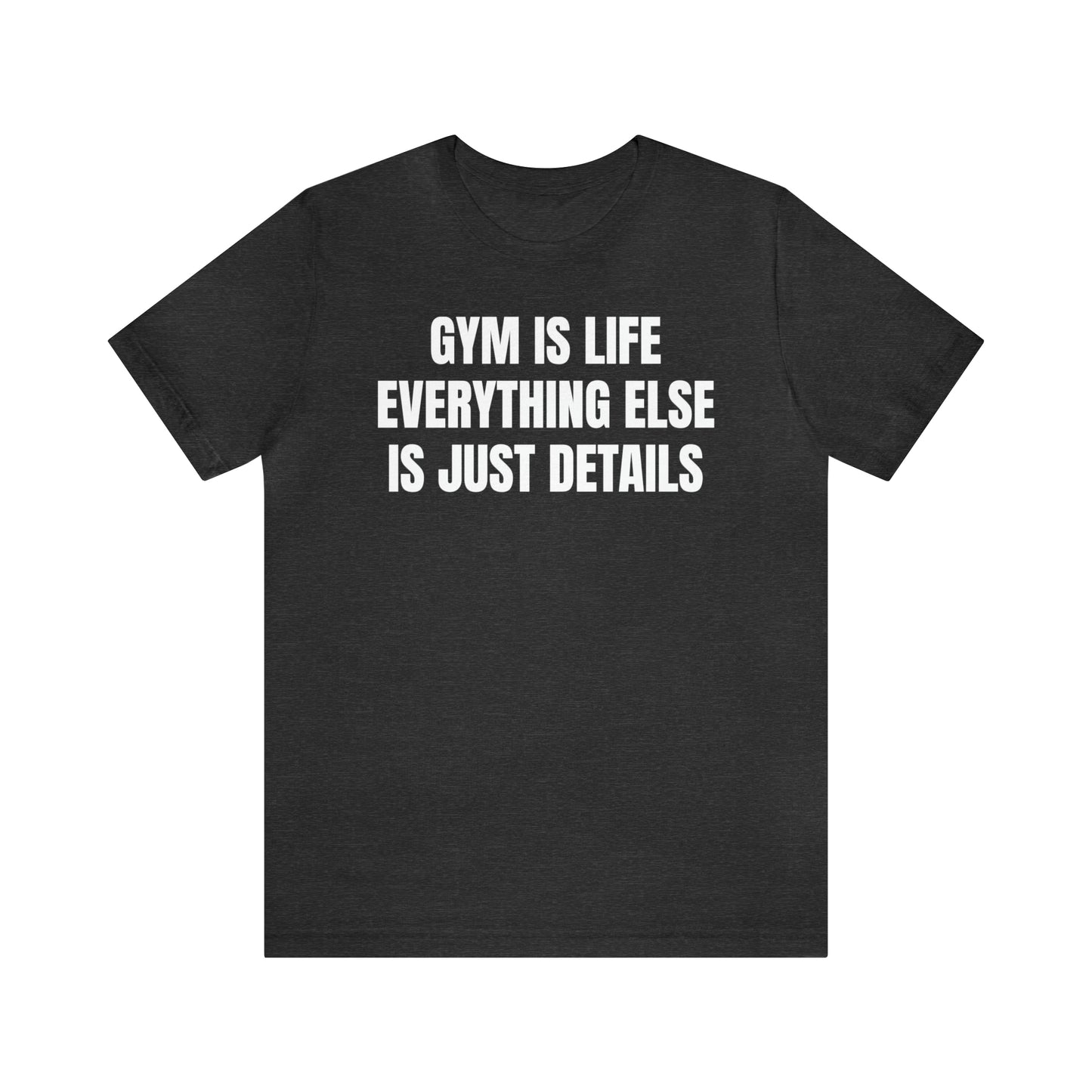 Gym Is Life Shirt - T-Shirt - Cool Father’s Day Shirt - Funny Dad Shirt - Father Figure Shirt - Entrepreneur - Parenting - Mom - Mothers