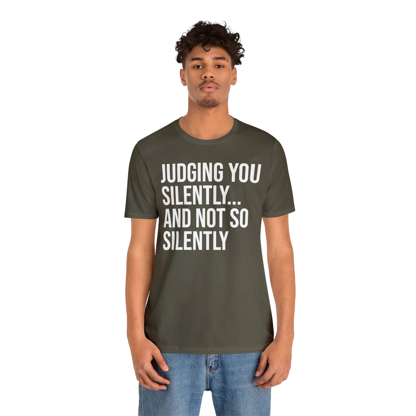 Judging You Silently Shirt - T-Shirt - Cool Father’s Day Shirt - Funny Dad Shirt - Father Figure Shirt - Entrepreneur - Parenting