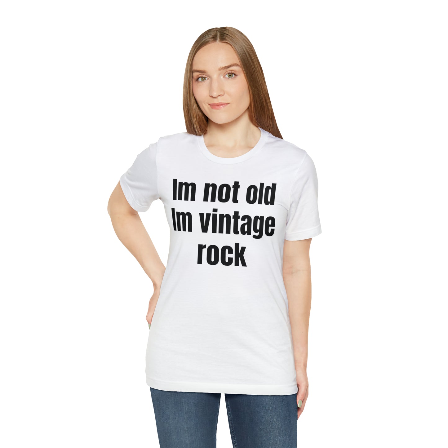 I'm Not Old I'm Vintage Rock Shirt - T-Shirt - Cool Father’s Day Shirt - Funny Dad Shirt - Father Figure Shirt - Entrepreneur - Moms - Mothers - Parenting