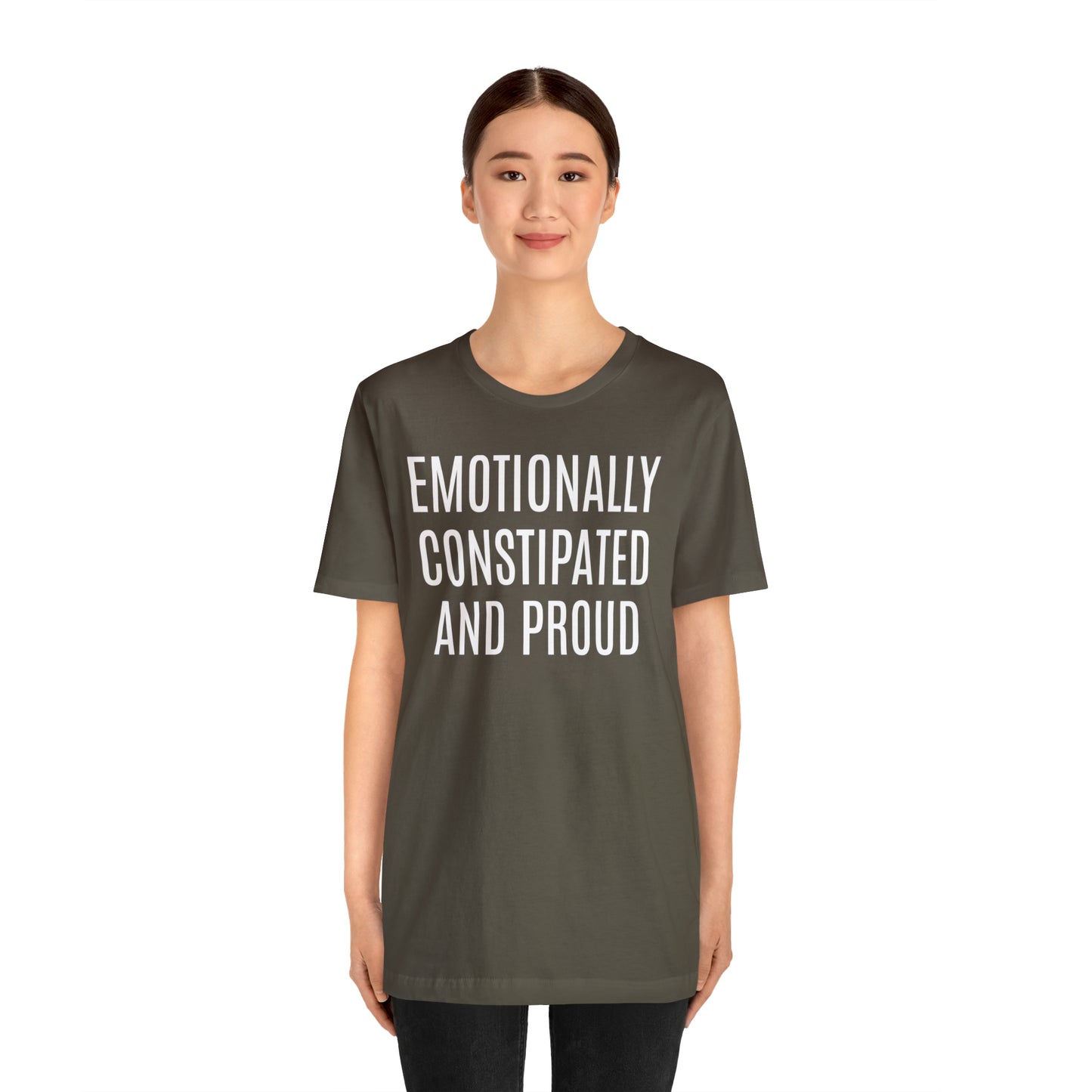 Emotionally Constipated & Proud Shirt - T-Shirt - Cool Father’s Day Shirt - Funny Dad Shirt - Father Figure Shirt - Entrepreneur - Parenting