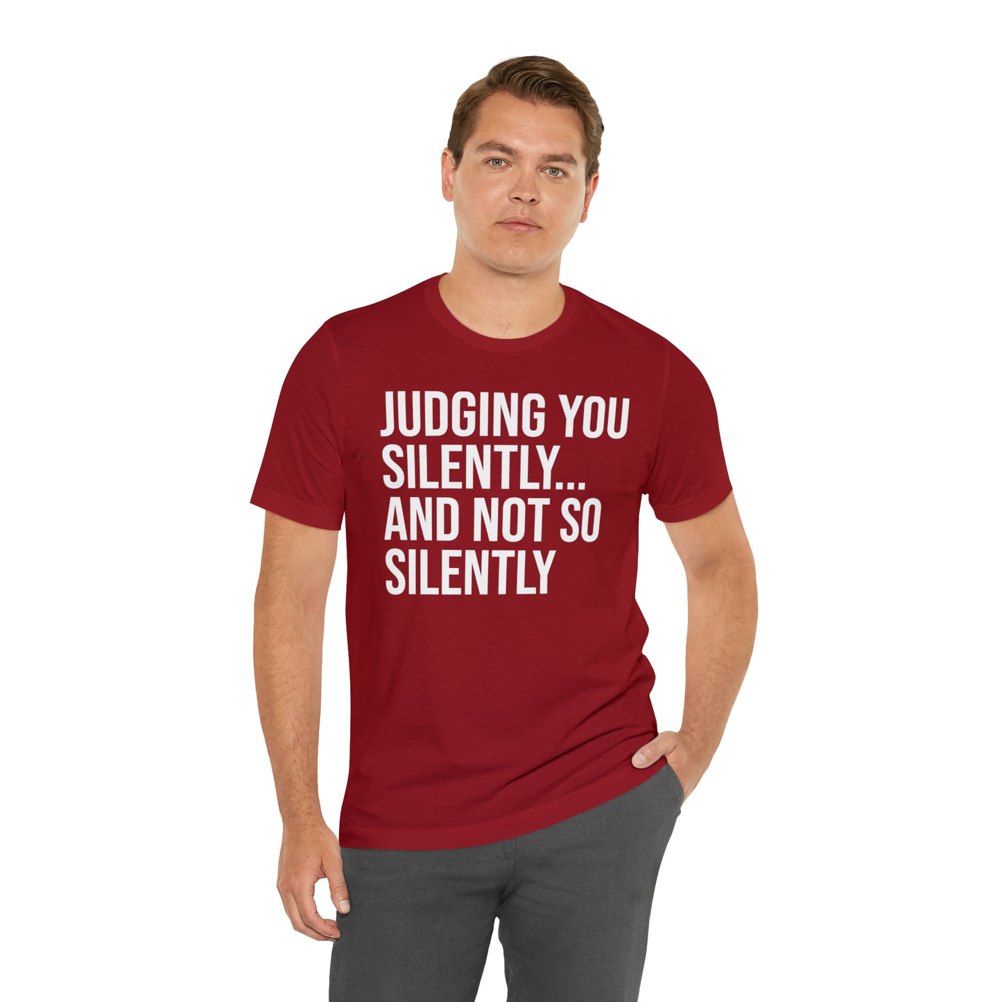 Judging You Silently Shirt - T-Shirt - Cool Father’s Day Shirt - Funny Dad Shirt - Father Figure Shirt - Entrepreneur - Parenting