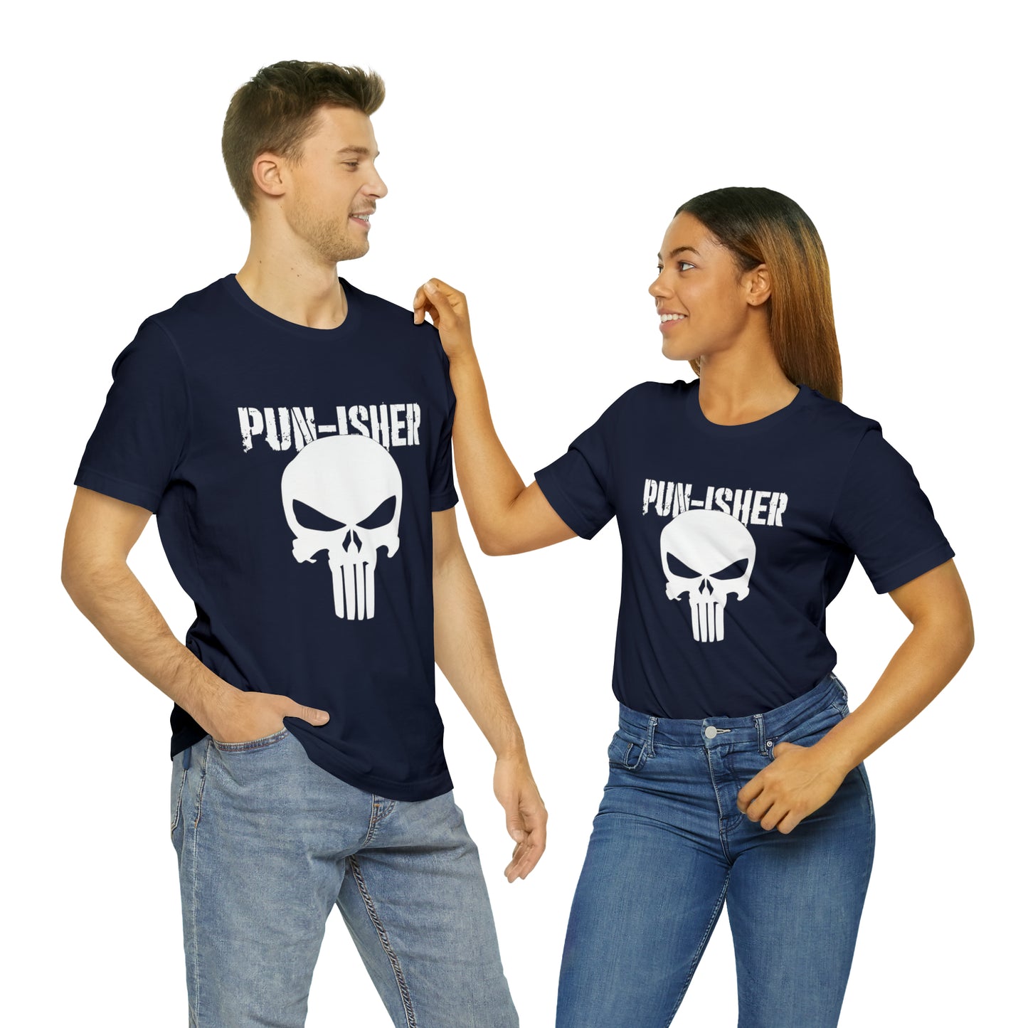 Pun-Isher Punisher Pun Dad Shirt - T-Shirt - Cool Father’s Day Shirt - Funny Dad Shirt - Father Figure Shirt