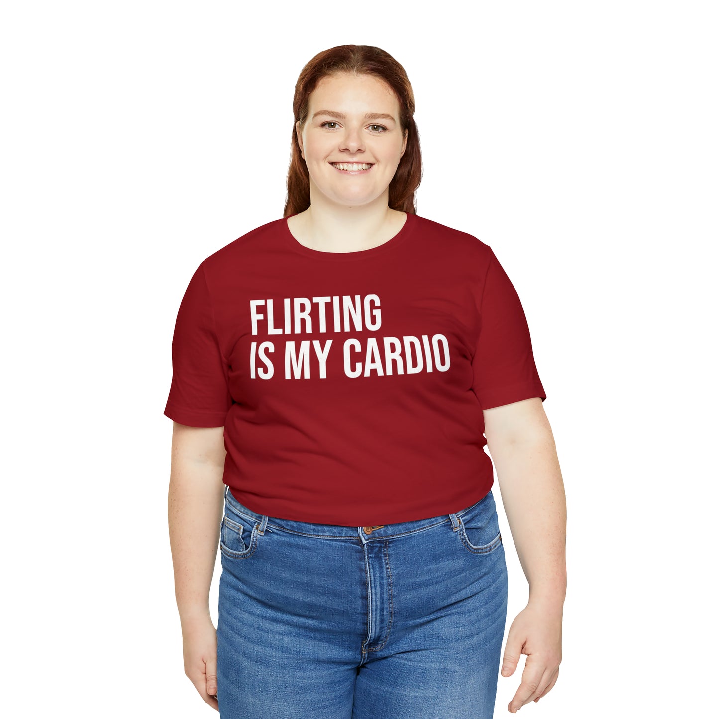 Flirting is My Cardio Shirt - T-Shirt - Cool Father’s Day Shirt - Funny Dad Shirt - Father Figure Shirt - Entrepreneur - Parenting - Mom - Mothers