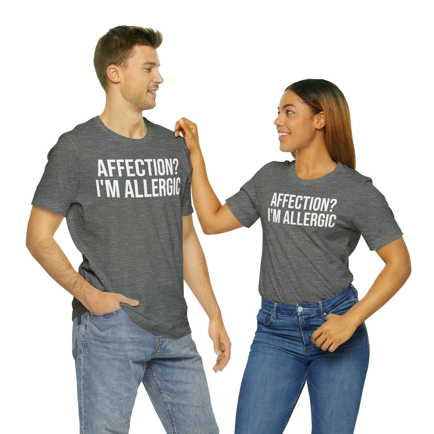 Affection? I'm Allergic Shirt - T-Shirt - Cool Father’s Day Shirt - Funny Dad Shirt - Father Figure Shirt - Entrepreneur - Parenting - Mom - Mothers