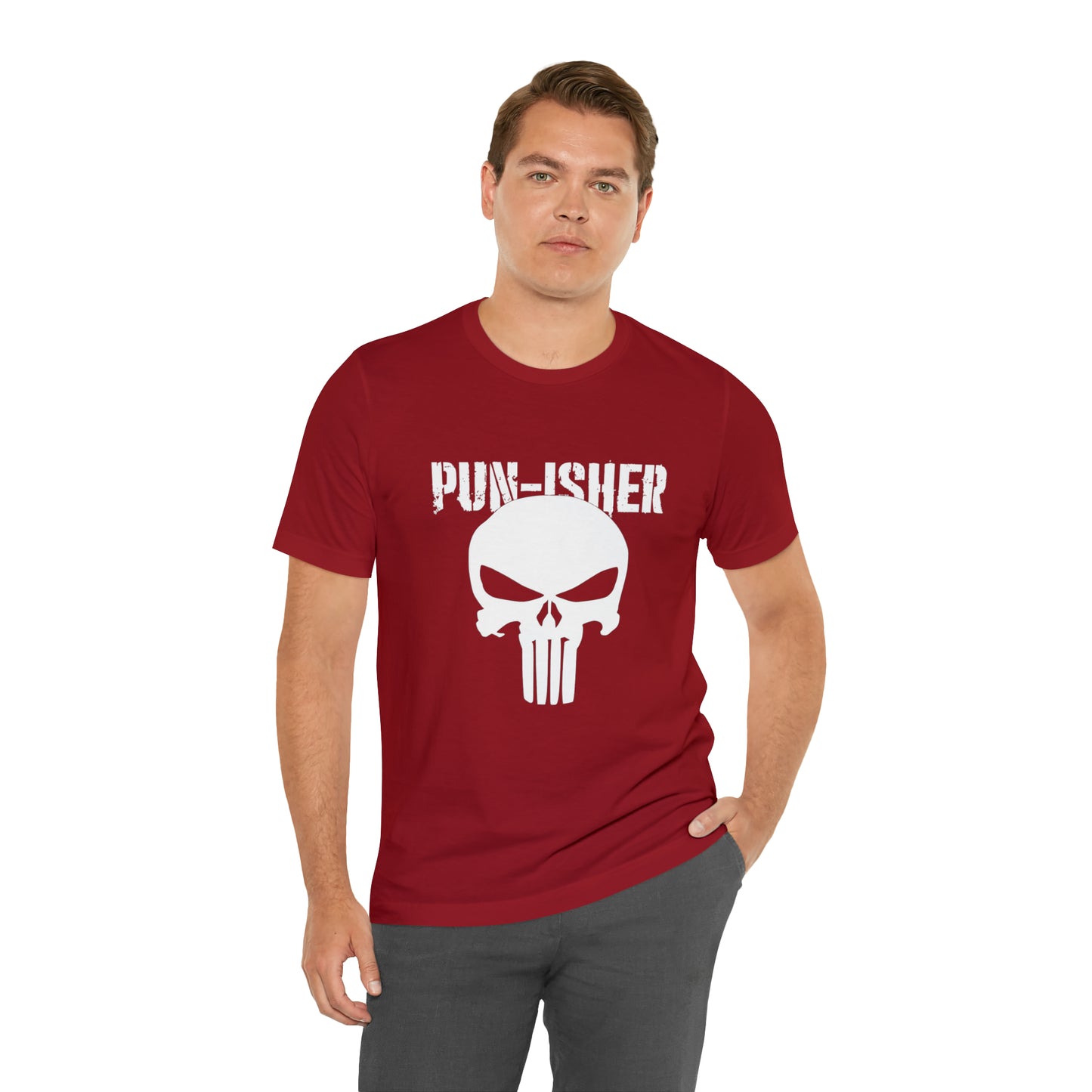 Pun-Isher Punisher Pun Dad Shirt - T-Shirt - Cool Father’s Day Shirt - Funny Dad Shirt - Father Figure Shirt