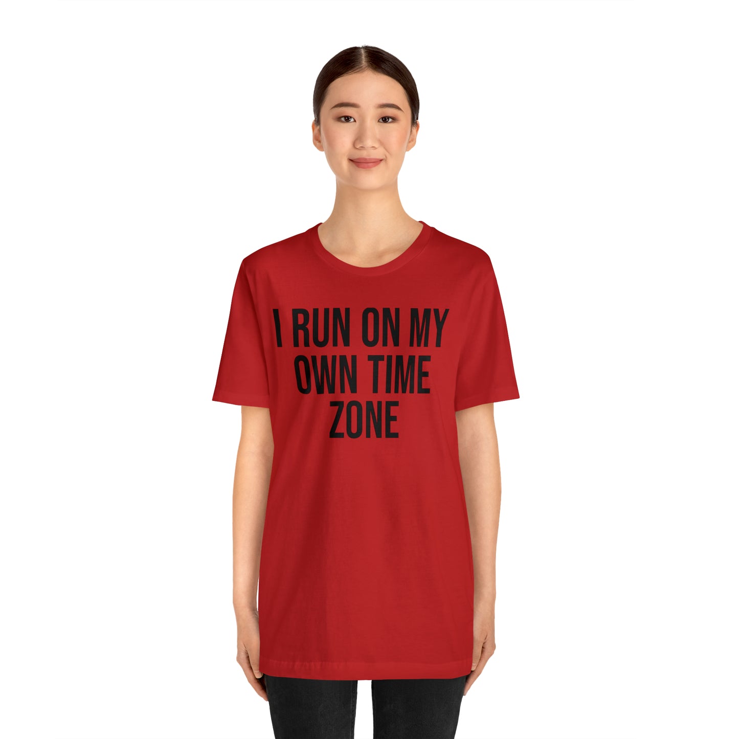 I Run On My Own Time Zone Shirt - T-Shirt - Cool Father’s Day Shirt - Funny Dad Shirt - Father Figure Shirt - Entrepreneur - Parenting