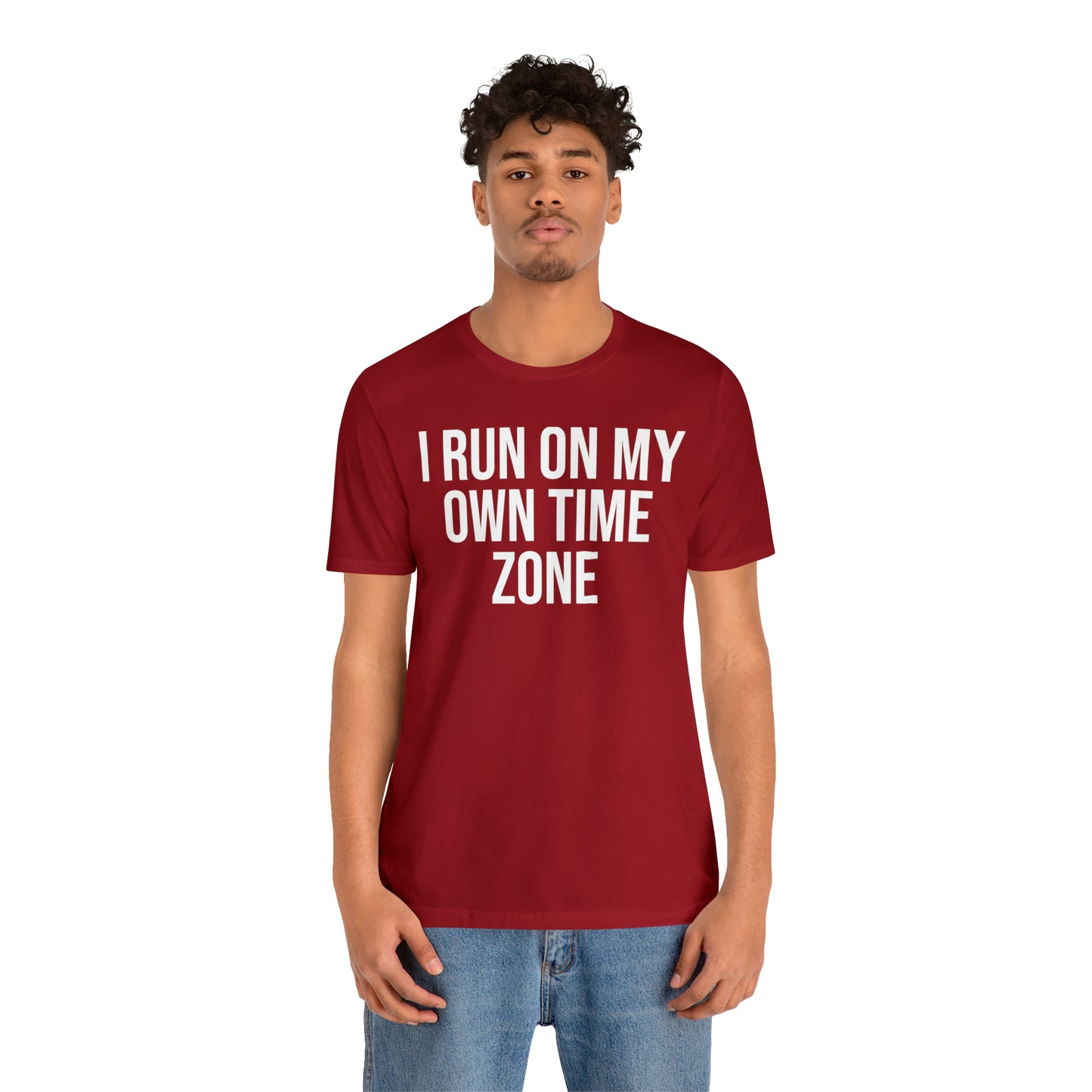 I Run On My Own Time Zone Shirt - T-Shirt - Cool Father’s Day Shirt - Funny Dad Shirt - Father Figure Shirt - Entrepreneur - Parenting