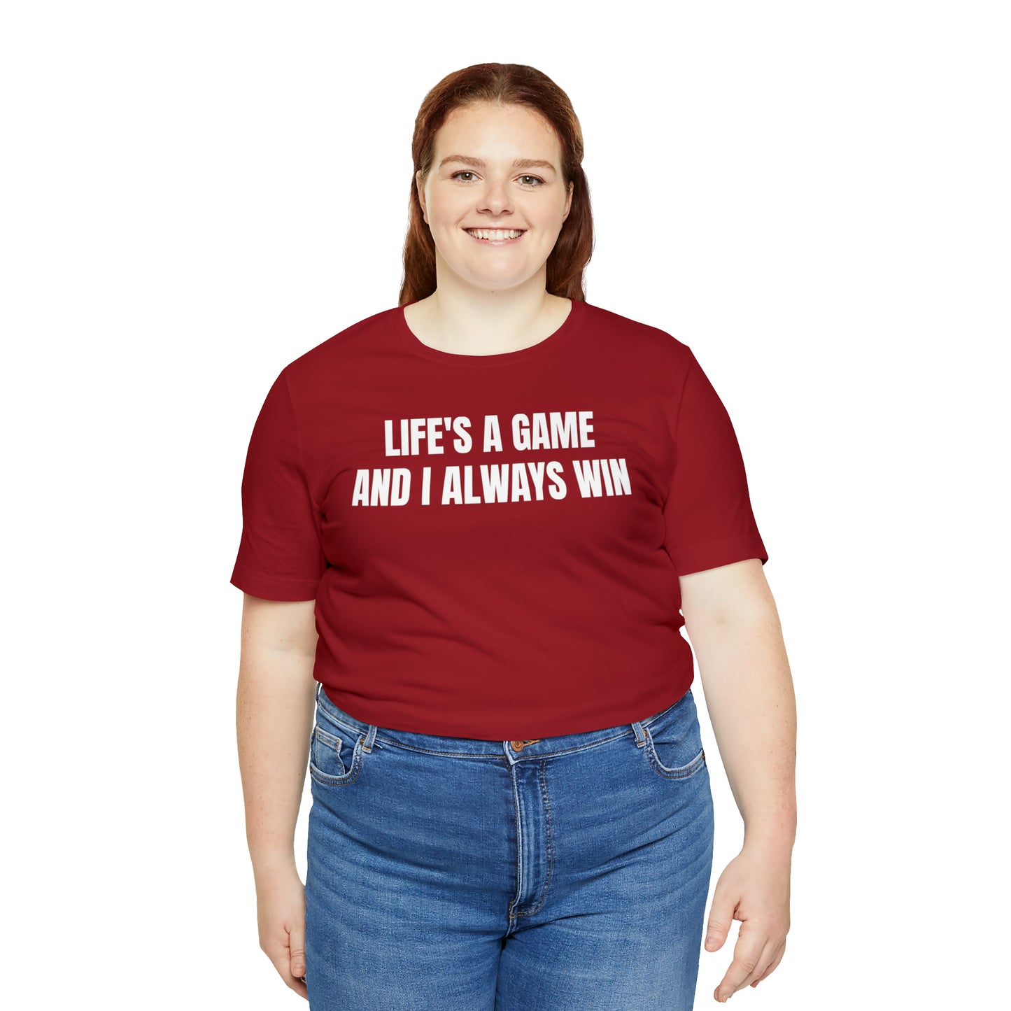 Life's A Game I Always Win Shirt - T-Shirt - Cool Father’s Day Shirt - Funny Dad Shirt - Father Figure Shirt - Entrepreneur - Parenting