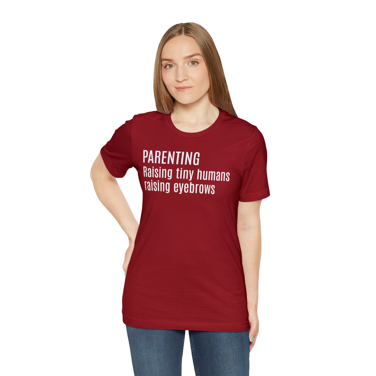 Raising Tiny Humans Raising Eyebrows Shirt - T-Shirt - Cool Father’s Day Shirt - Funny Dad Shirt - Father Figure Shirt - Entrepreneur - Moms - Mothers - Parenting