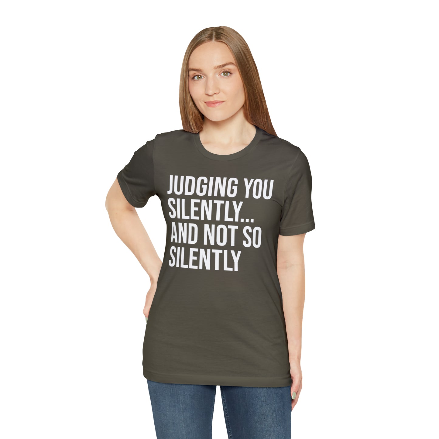 Judging You Silently Shirt - T-Shirt - Cool Father’s Day Shirt - Funny Dad Shirt - Father Figure Shirt - Entrepreneur - Parenting