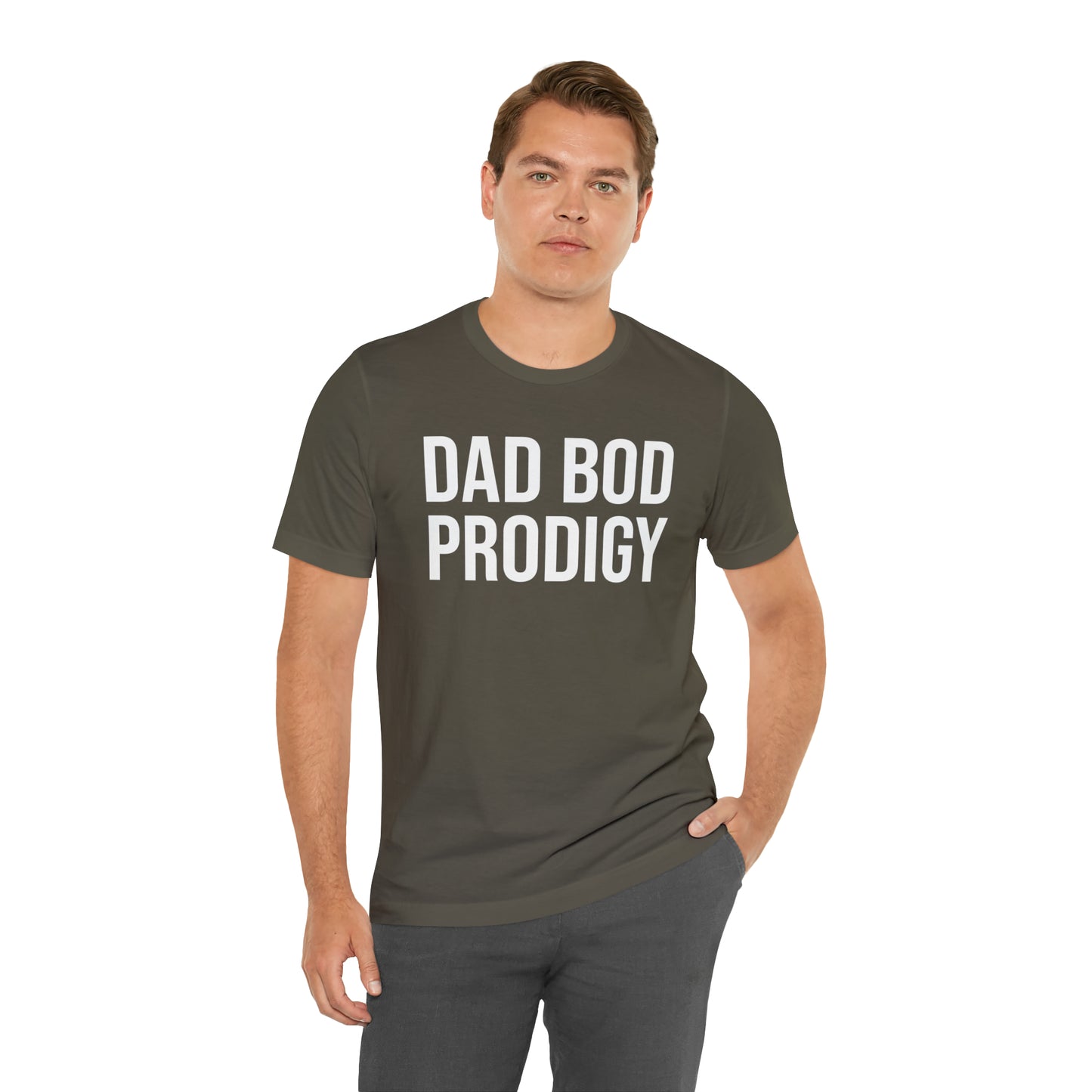 Dad Bod Prodigy Dad Shirt - T-Shirt - Cool Father’s Day Shirt - Funny Dad Shirt - Father Figure Shirt